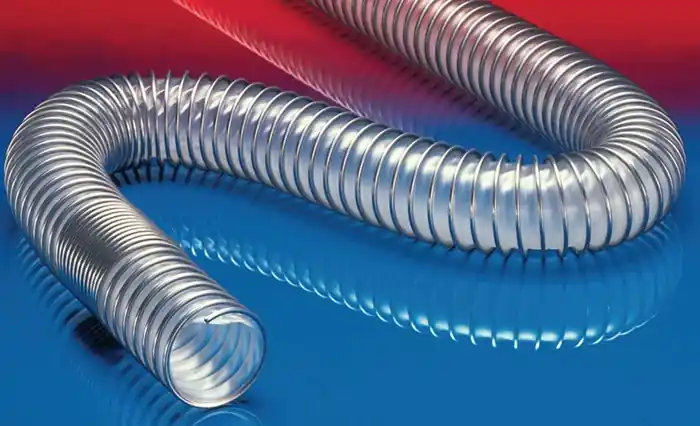 Absaug- u.Gebläseschlauch CP PUR 455 FOOD ID 500mm AD 512mm L.3m Wandst.6mm Rl. VE: 3 Meter Sale