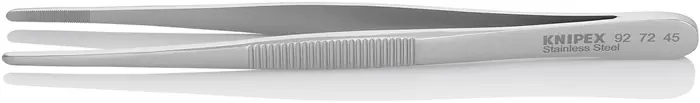 Präzisionspinzette L.145mm ger.Spitzen-B.3,5mm rostfrei,antimagn.säuref.KNIPEX Neue Kollektion