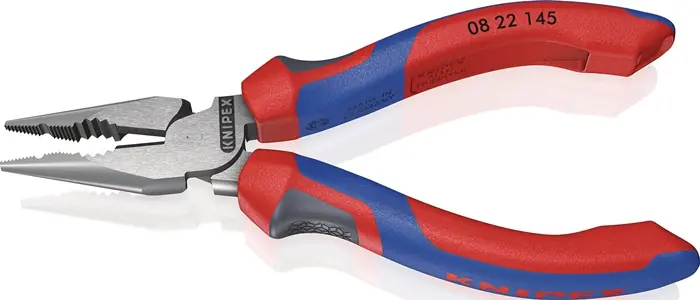 Nur Heute Spitzkombizange L.145mm pol.Comfort-Griff schwarz atram.KNIPEX