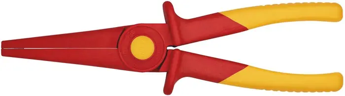 Flachrundzange Gesamt-L.220mm KU.glasfaserverst.m.Weichkunststoff-Zone KNIPEX Ausverkauf