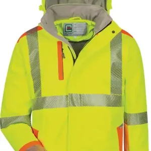 Warnschutzsoftshelljacke Rickmer Gr.XXL gelb/orange ELYSEE Must-Have