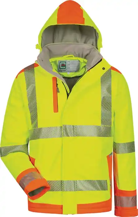 Warnschutzsoftshelljacke Rickmer Gr.XXL gelb/orange ELYSEE Must-Have