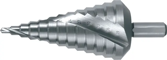 Schneller Versand Stufenbohrer Bohrber.4-39mm HSS-Co5 Spiralnut Z.2 Stufen 12 RUKO