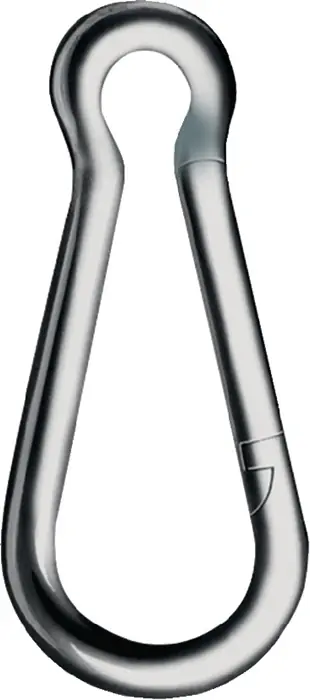 Ausverkauf Karab.h.DIN 5299,Form C L.70mm Drahtstärke 7mm Trgf.180kg ZN VE: 100 Stück
