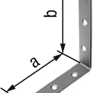 Stuhlwinkel L.40 x 40mm B.15mm S.1,75mm VA Loch-D.4,5mm GAH VE: 50 Stück Sofort Bestellen