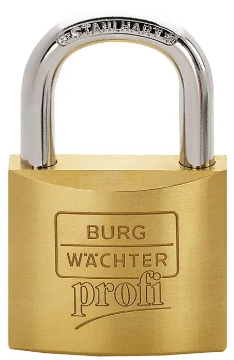 Zylindervorhangschloss 116/50 Schlosskörper-B.50mm MS versch.-schl.BURG-WÄCHTER Echt