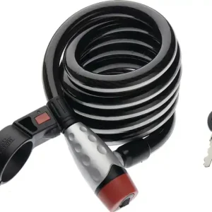 Zweiradschloss 1650 180 Reflex L.180 cm Seil-D.15mm schwarz STA BURG-WÄCHTER Mega-Angebot