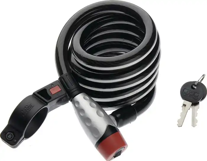 Zweiradschloss 1650 180 Reflex L.180 cm Seil-D.15mm schwarz STA BURG-WÄCHTER Mega-Angebot