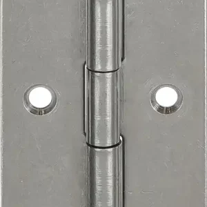 Scharnier H.80mm B.41mm S.1,5mm VA gerollt,schmal VORMANN VE: 10 Stück Versand Am Gleichen Tag