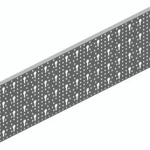 Markenprodukt Stahl-Lochplatte STA weiß L.800mm B.200mm ALFER ALUMINIUM