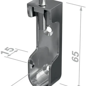 Expressversand Schrankrohrlager 11118 Zinkdruckg.vern.Wm.30x15mm PG VE: 50 Stück