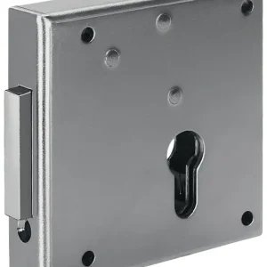 Gittertor-Riegelschloss 100 DIN li.PZ aufliegend 65mm AMF Preis Gesenkt