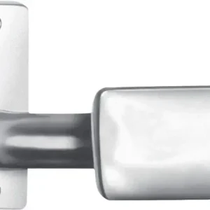 Sofort Bestellen Türknopf 485 Leichmetall F1/silberf.gekr.ktg fest/drehb.B.65mm H.44mm AMF