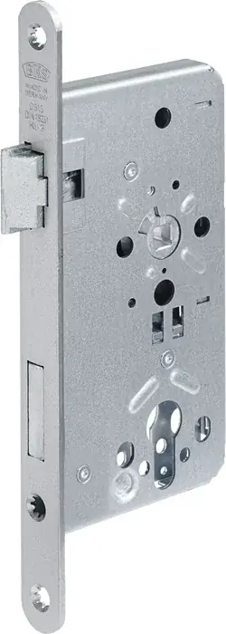 Highlight Objekt-Einsteckschloss 0515 PZW 20/ 60/72/8mm DIN L alufinish silber rd