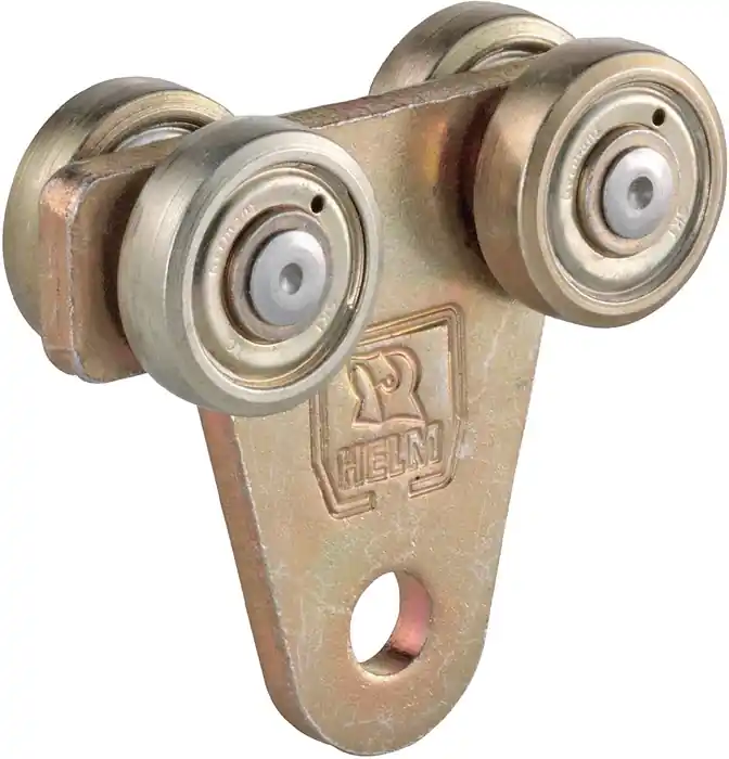 Rollapparat 1110 1110 f.Pro 100 STA verzinkt,gelb 45kg HELM Geprüft