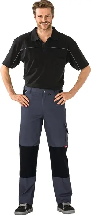 Angebot Bundhose Canvas 320 Gr.58 grau/schwarz PLANAM
