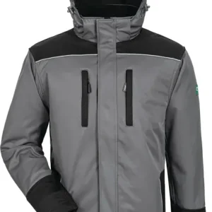 Garantierte Lieferung Wintersoftshelljacke Ajax Gr.M grau/schwarz ELYSEE