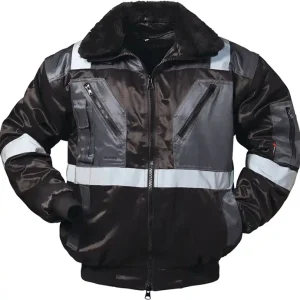 Kombipilotenjacke 4 in 1 Kirkenes Gr.M schwarz/grau NORWAY Geprüft