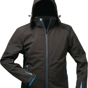 Kracherpreis Wintersoftshelljacke Uranos Gr.XXL schwarz/blau ELYSEE