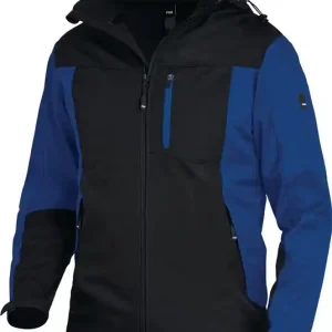 Heißes Angebot Softshelljacke JANNIK Gr.L royal/schwarz