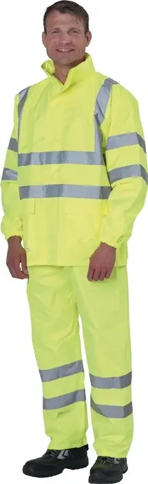 Markenware Warnschutz-Regenjacke Gr.M gelb PREVENT