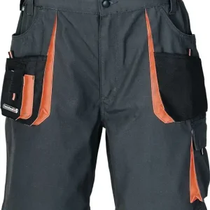 Heißes Angebot Herrenshorts Gr.60 dunkelgrau/schwarz/orange TERRATREND