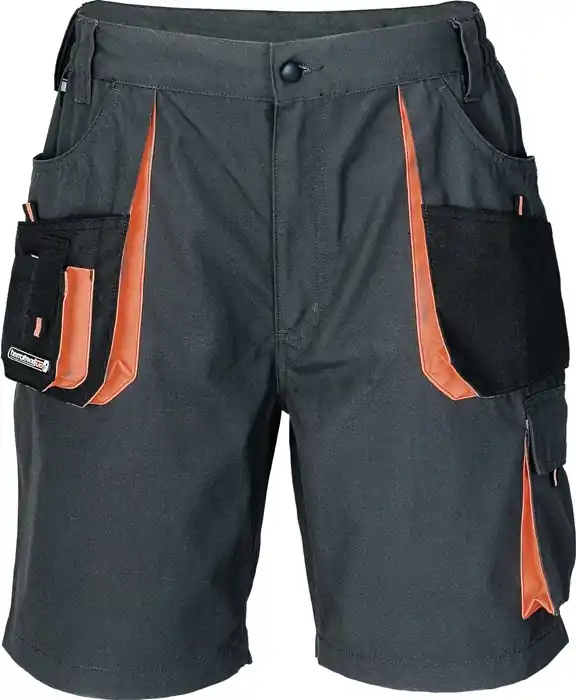 Heißes Angebot Herrenshorts Gr.60 dunkelgrau/schwarz/orange TERRATREND
