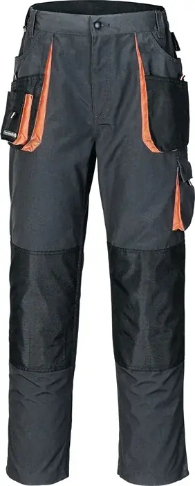 Herrenhose Gr.54 dunkelgrau/schwarz/orange TERRATREND Preisreduziert