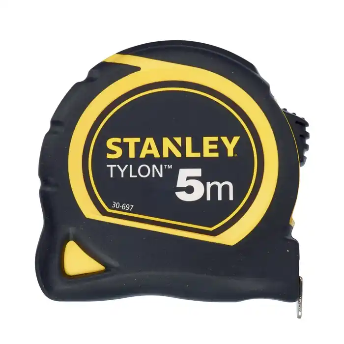 Taschenrollbandmaß Tylon™ L.5m B.19mm mm/cm EG II Ku.Gürtelclip SB STANLEY Sichere Zahlung