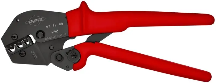 Preisreduziert Crimpzange L.250mm 10/16/25 (AWG 7/5/3) mm² KNIPEX