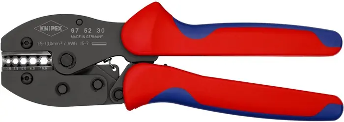 Sofort Bestellen Crimpzange PreciForce® L.220mm 1,5-10 (AWG 15-11) mm² 477g KNIPEX