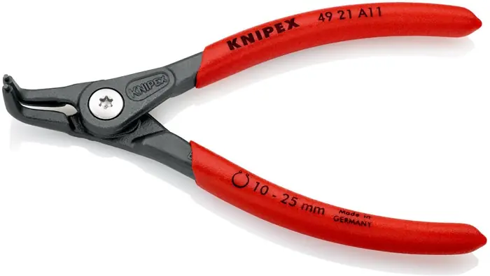 Versand Am Gleichen Tag Außensicherungsringzange A 11 f.Wellen D.10-25mm 90Grad gew.L.130mm KNIPEX