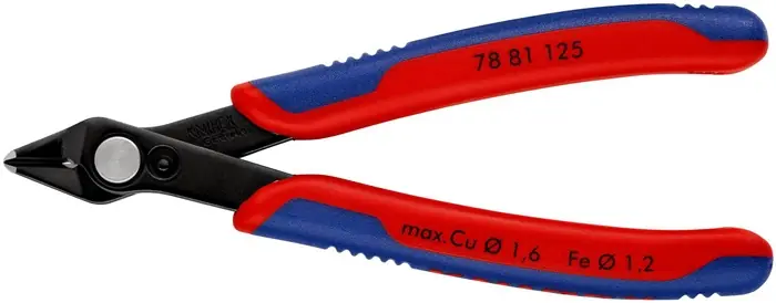 Markenware Elektronik-Seitenschneider Super-Knips® L.125mm Form 8 Facette ja,kl.brün.