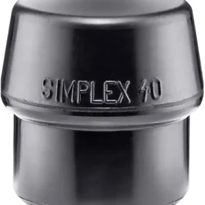 Schonhammerkopf SIMPLEX Kopf-Ø 40mm Gum.schwarz mittelh.HALDER Preisreduziert