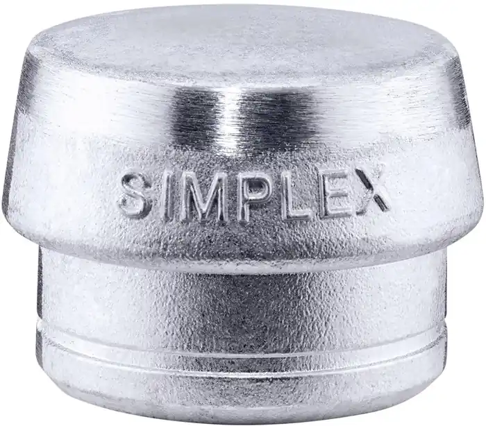 Schonhammerkopf SIMPLEX Kopf-Ø 80mm Weichmetall silber hart HALDER Neue Kollektion