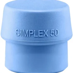 Schonhammerkopf SIMPLEX Kopf-Ø 50mm TPE-soft blau weich HALDER Billig