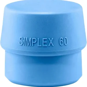 Must-Have Schonhammerkopf SIMPLEX Kopf-Ø 60mm TPE-soft blau weich HALDER