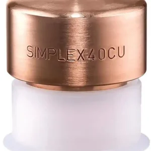 Top-Angebot Schonhammerkopf SIMPLEX Kopf-D.40mm Kupfer m.Kunststoffhülse hart HALDER