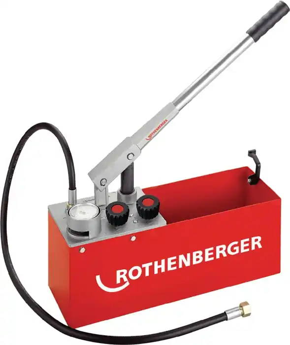 Billig Prüfpumpe RP 50 0-60bar R 1/2 Zoll Saugvolumen p.Hub ca.45 ml Stahl