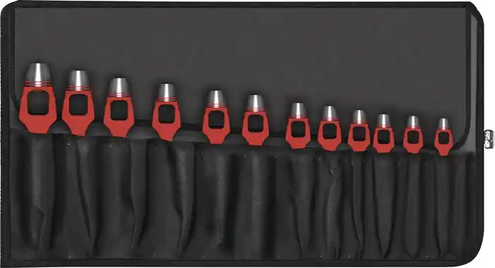 Henkellocheisensatz DIN 7200-A 14-tlg.Rolltasche Solange Der Vorrat Reicht