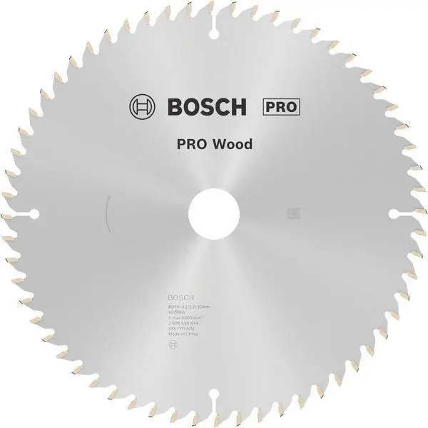 Kreissägeblatt PRO Wood AD 250mm Z.60 WZ/N Bohr.30mm Schnitt-B.3,2mm HM BOSCH Angebot