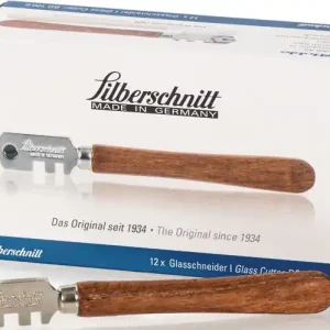 Glasschneider f.Glasdicken v.3-6mm flaches H-Heft SILBERSCHNITT Schneller Versand