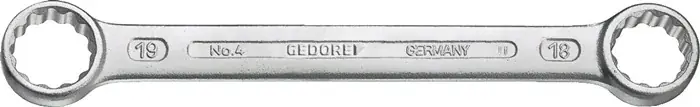 Sale Doppelringschlüssel 4 19x22mm 209mm ger.GEDORE