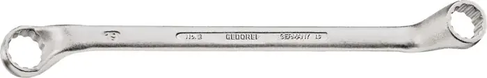 Bestpreis Doppelringschlüssel 2 12x14mm 212mm tief gekr.GEDORE