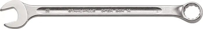 Ausverkauf Ringmaulschlüssel OPEN-BOX 14 SW 20mm L.280mm Form B CR-A-STA STAHLWILLE