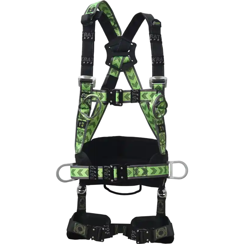 Sofort Bestellen Kratos Safety Speed Air 4 Zweipunktauffanggurt mit schwenkbarem Haltegurt