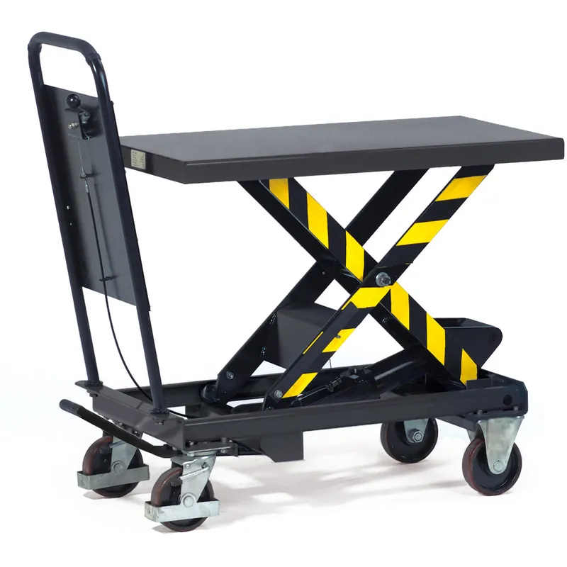 Preis Gesenkt fetra Hubtischwagen pulverbeschichtet anthrazitgrau RAL 7016 Ladefläche LxB 1010x520 mm