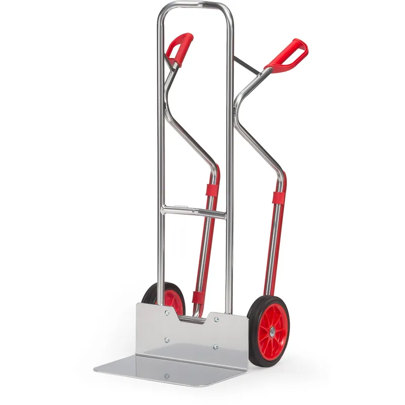 Billig fetra Alukarre mit Kunststoff-Gleitkufen Höhe 1300 mm