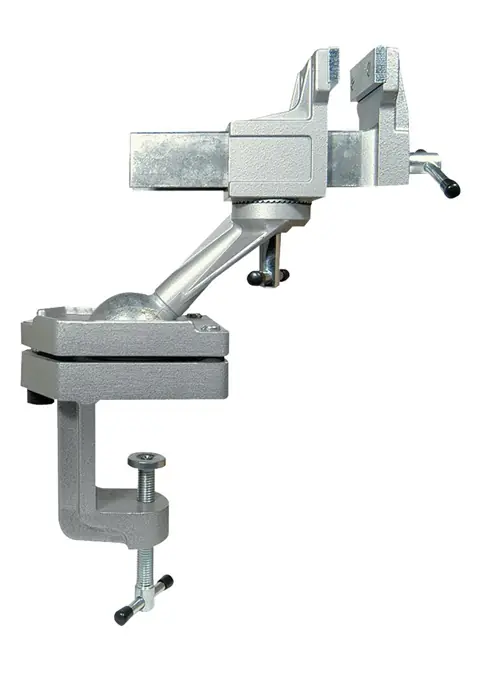 Neu Feinmechanikerschraubstock Backen-B.46mm Spann-W.70mm Klemmbügel