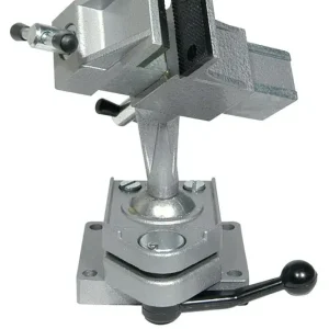 Feinmechanikerschraubstock Backen-B.80mm Spann-W.110mm Platte Billig